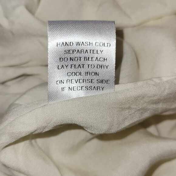 NWT The Salt Haus Mabel The Nina Cut Out Linen Blend Dress Beige M - Picture 12 of 12